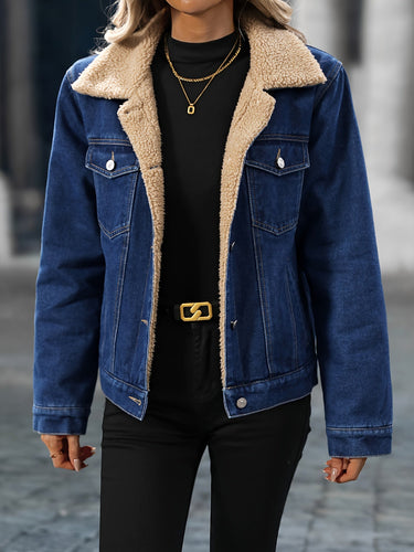 Drune | Denimjacke mit Sherpa-futter Baumwolle/polyester Winterbereit und Modern