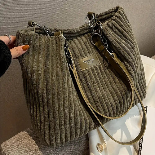 Drune | Samtcord Baumwolltasche