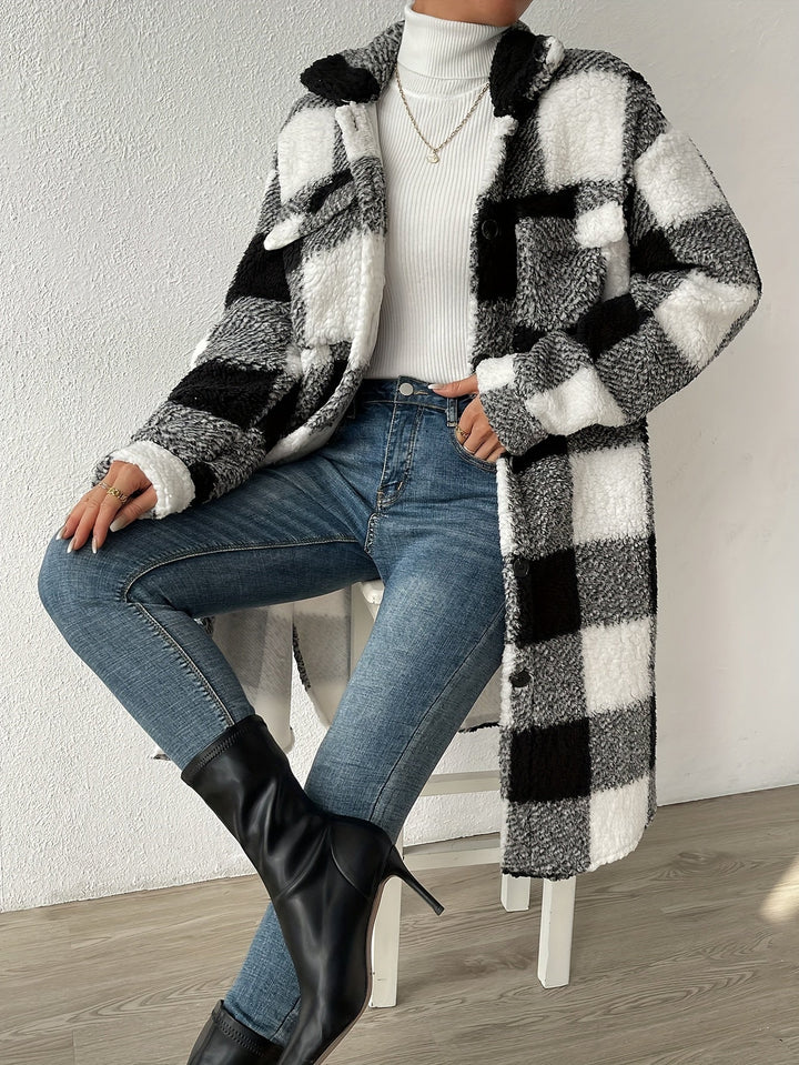 Drune | Sherpa-Jacke - elegante Damen-Außenjacke für Stil und Wärme