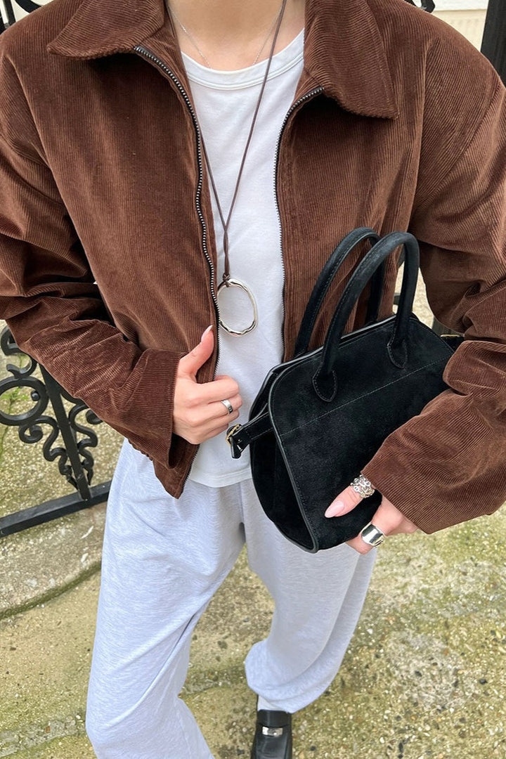 Drune | Corduroy-Kragenjacke