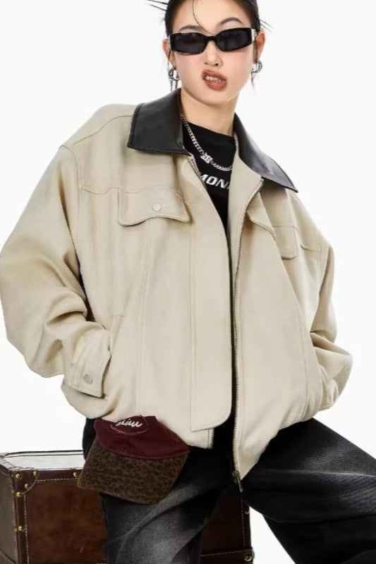Drune | Wildleder Freizeitjacke