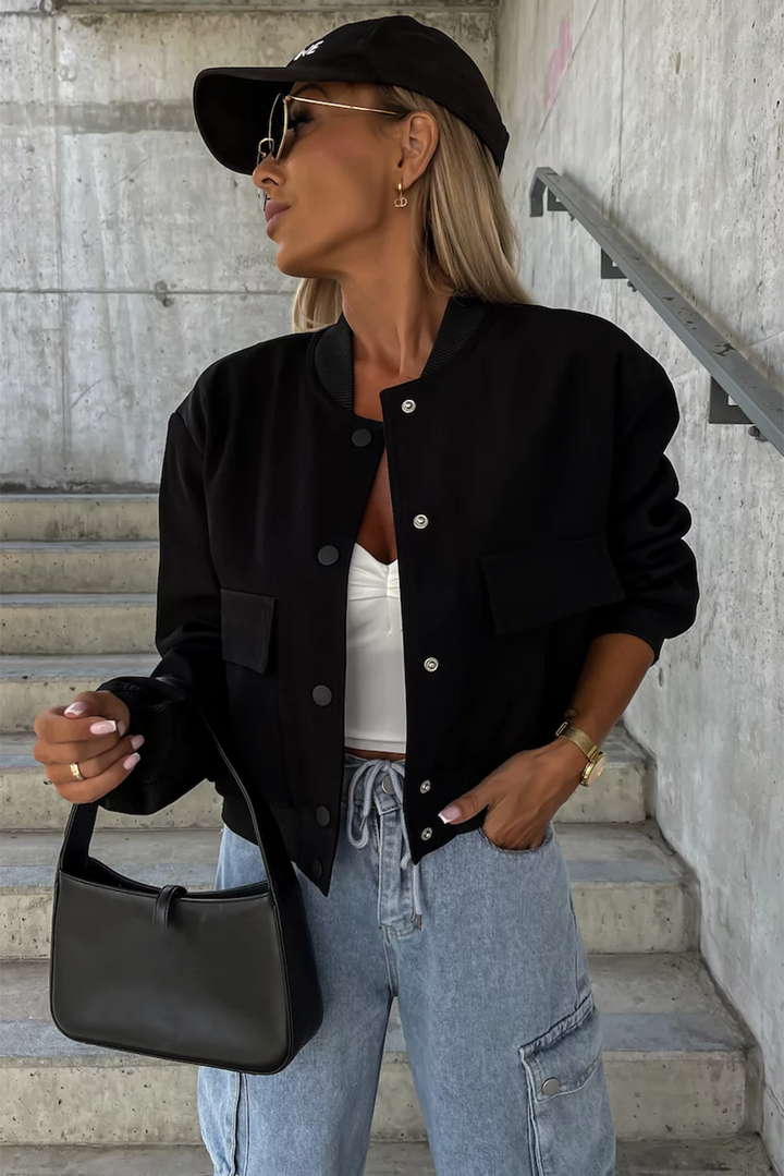 Drune | Bomberjacke mit Taschen Polyester-mischung Klassisch und Zeitlos