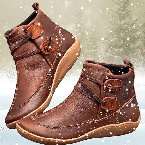Drune | und warme damenstiefel aus leder