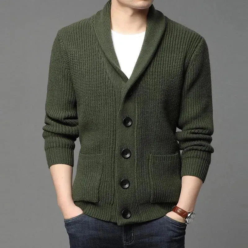 Drune | Sie Die Wärme Herren Strickjacke