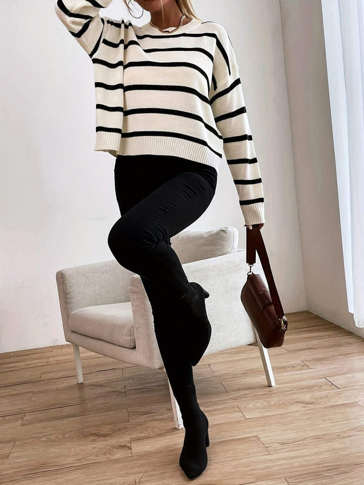 Drune | Gestreifter Pullover