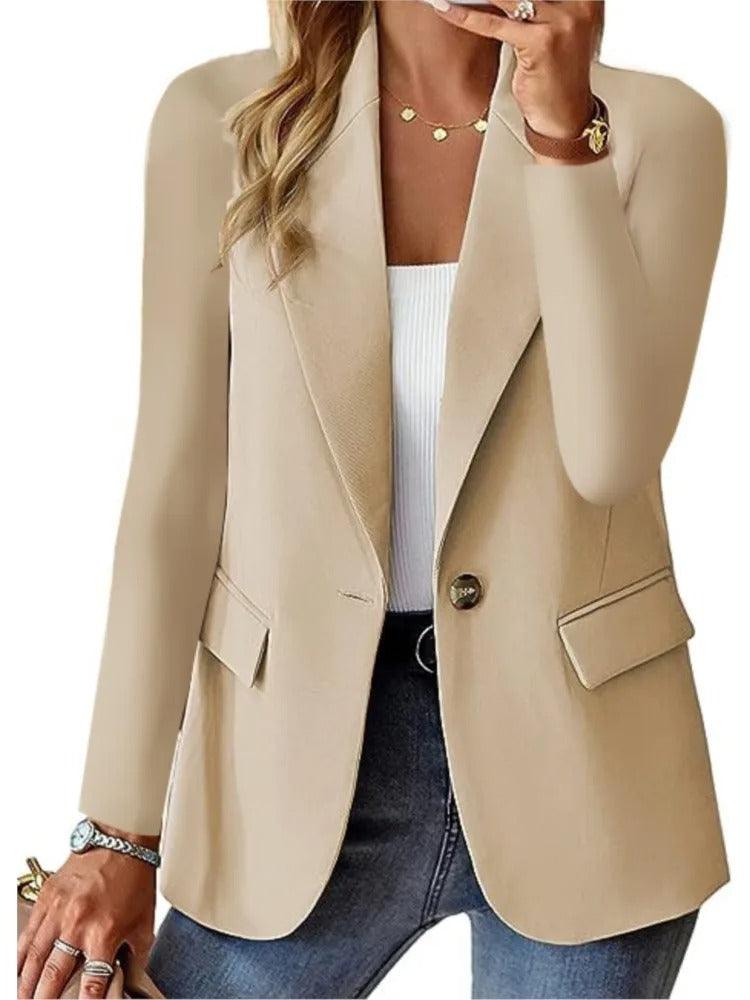 Drune | Blazer Casual Langarm Relaxed Fit Jacke