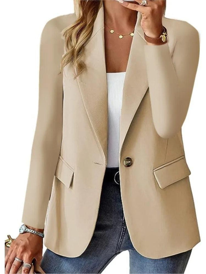 Drune | Blazer Casual Langarm Relaxed Fit Jacke