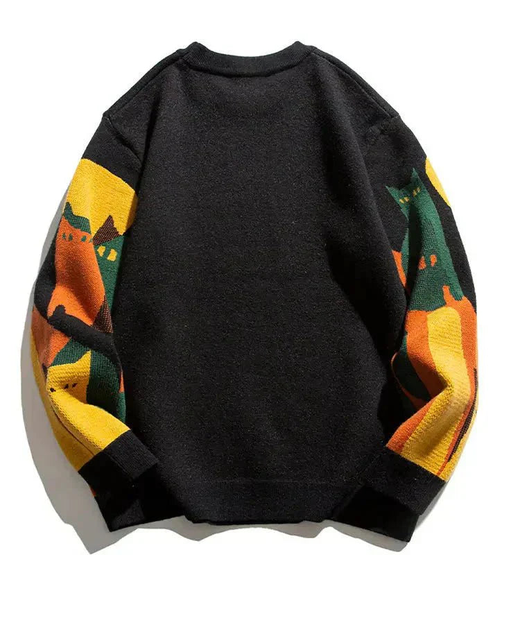Drune | Stylischer Katzenpullover