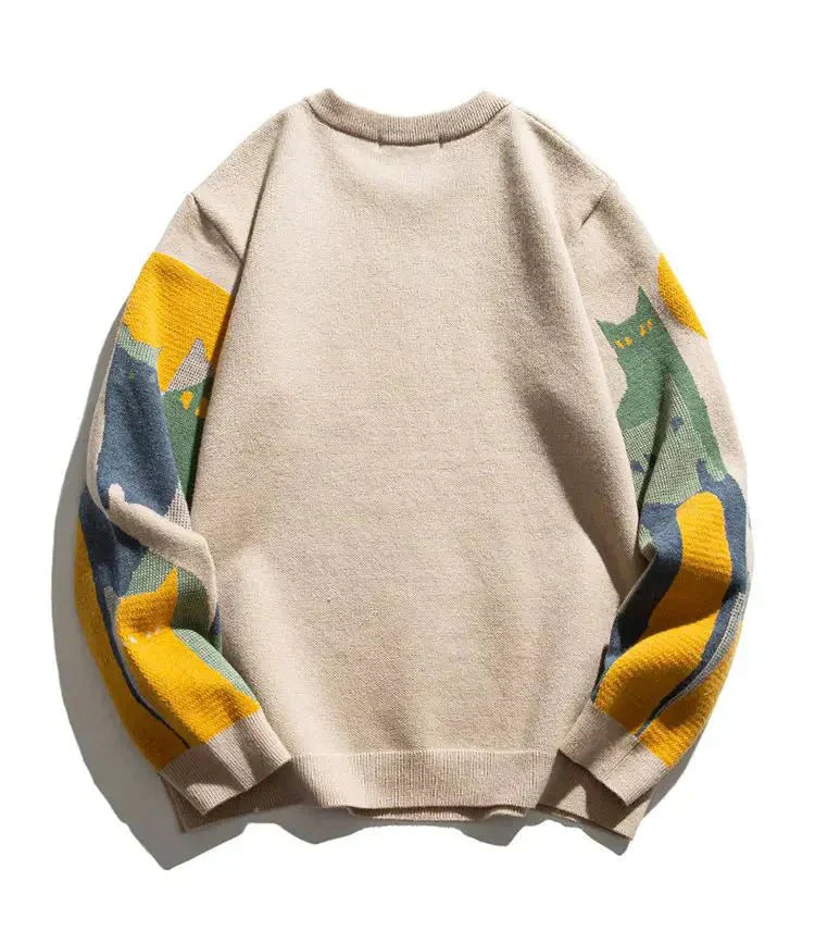 Drune | Stylischer Katzenpullover