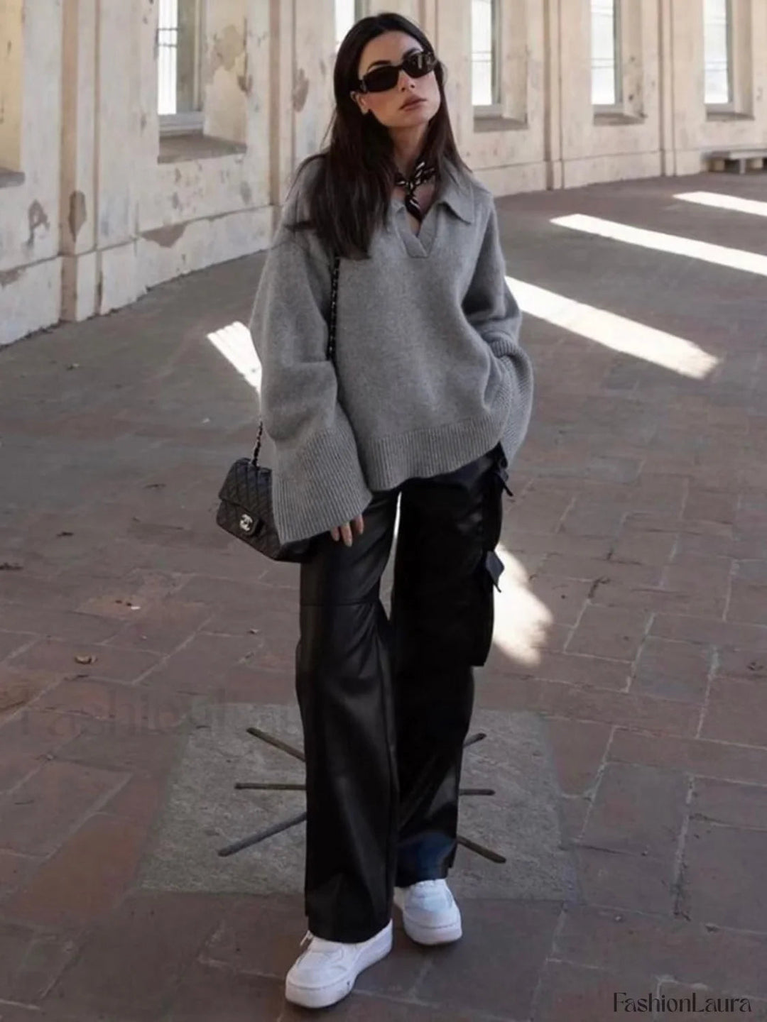 Drune | Cozy minimalist oversized knit sweater