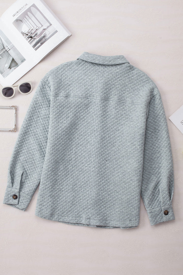 Drune | Leichtgewicht Gesteppte Hemdjacke Polyester Komfort und Stil