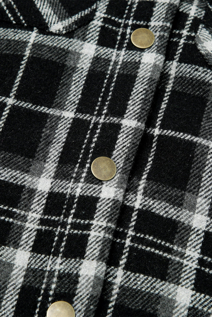 Drune | Gitterjacke mit Plüschfutter Warm und Stilvoll Ideal Für Den Alltag