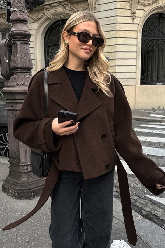 Drune | Wollmischung Doppelreiher Jacket