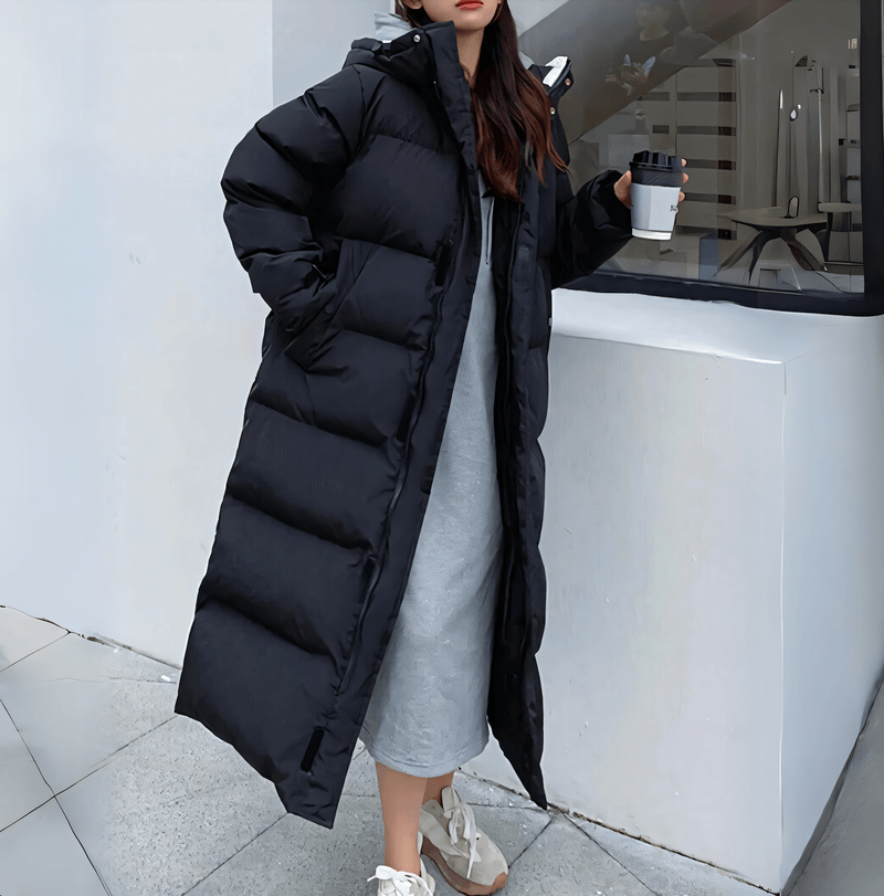 Drune | Damen Kapuzen-Langarm-Übergangsjacke