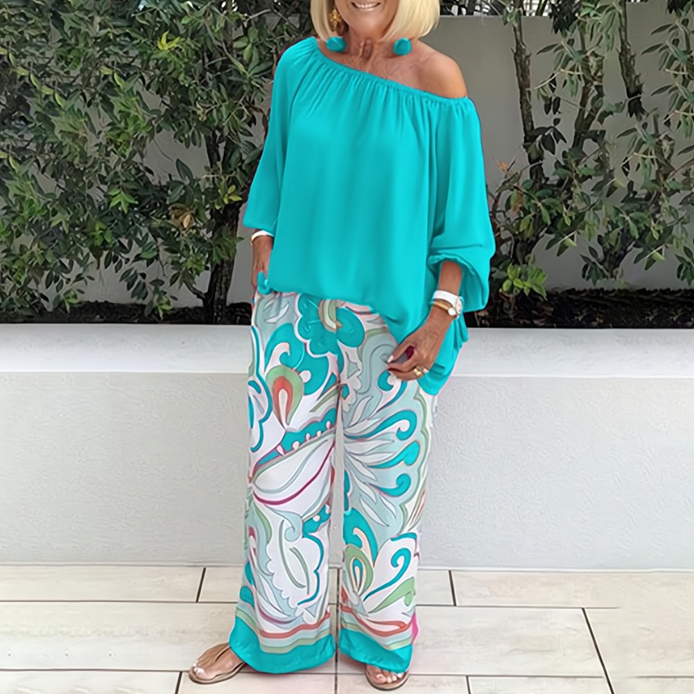 Drune | Bluse und Hose Set | Elegantes und Bequemes Zweiteiliges Outfit