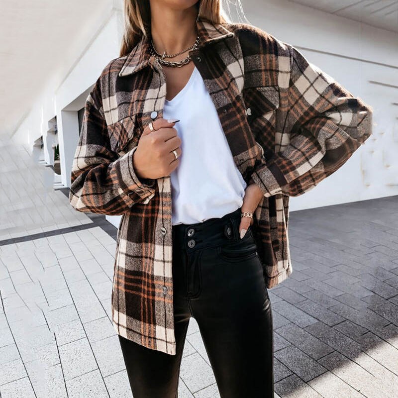 Drune | Flanelljacke für Damen - Stylische & Warme Oberbekleidung