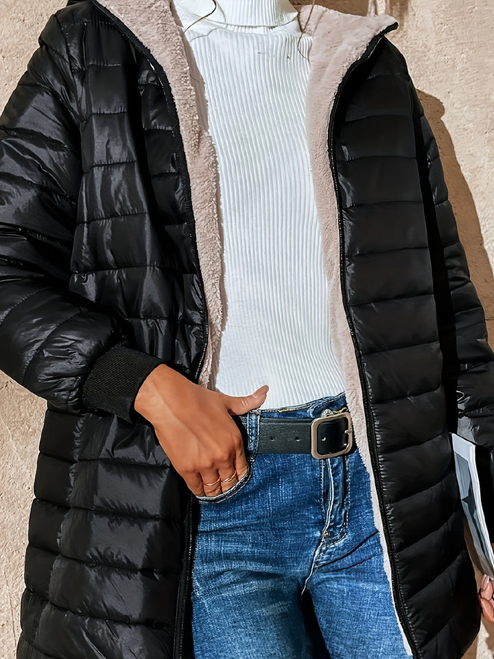 Drune | Fleecegefütterte Damenjacke mit Reißverschluss