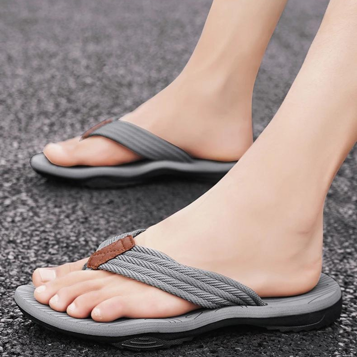 Drune | Herren Bequeme Flip Flops Sommer