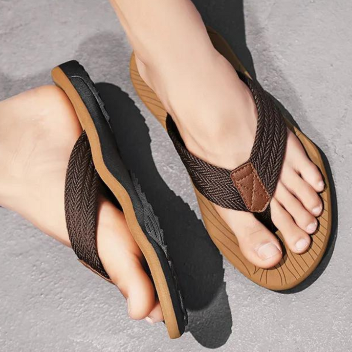 Drune | Herren Bequeme Flip Flops Sommer