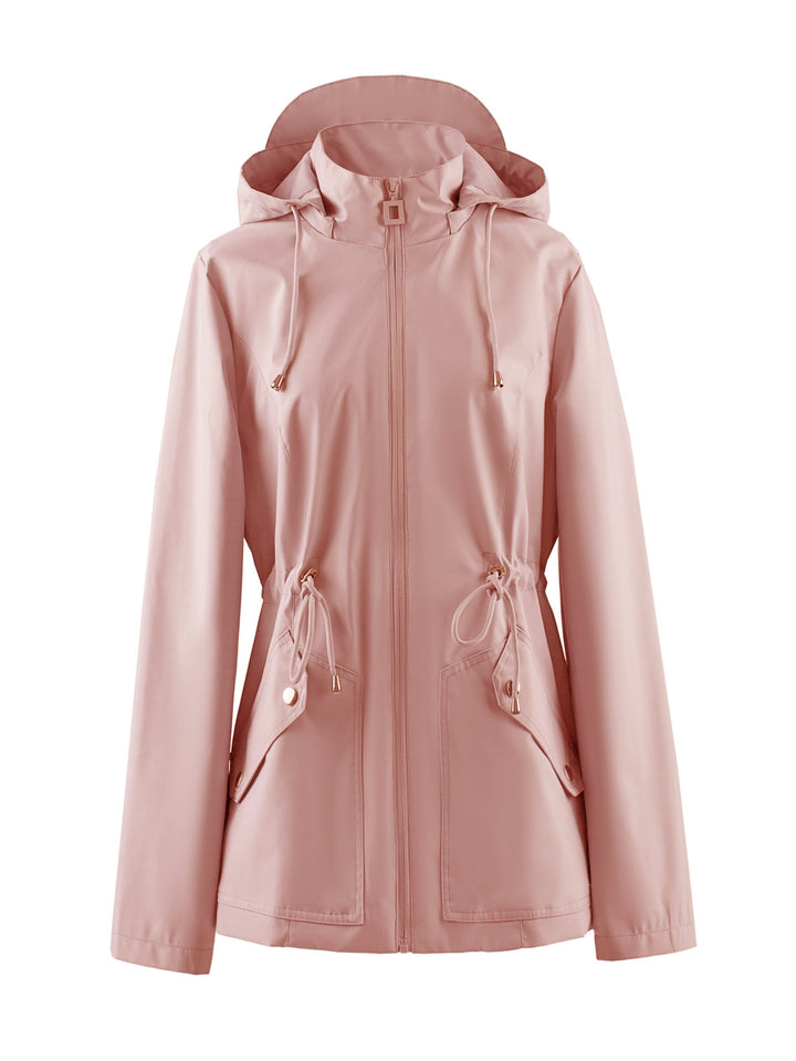 Drune | Damen Wasserdichte Jacke mit Kapuze