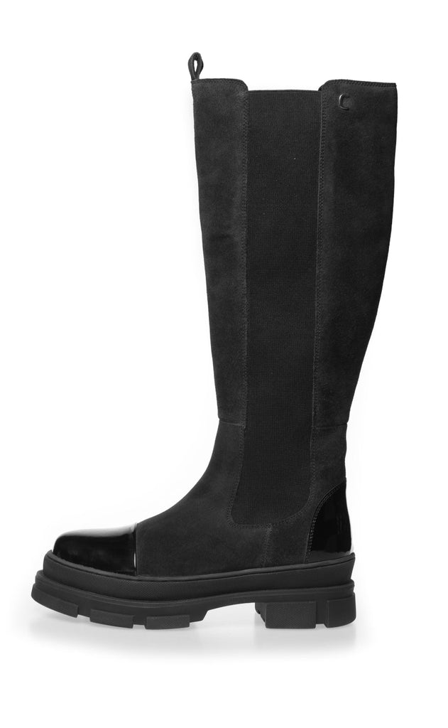 Drune | Elegante Lederknie Stiefel