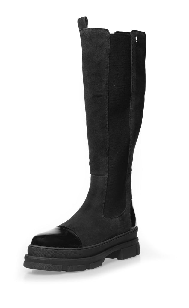 Drune | Elegante Lederknie Stiefel