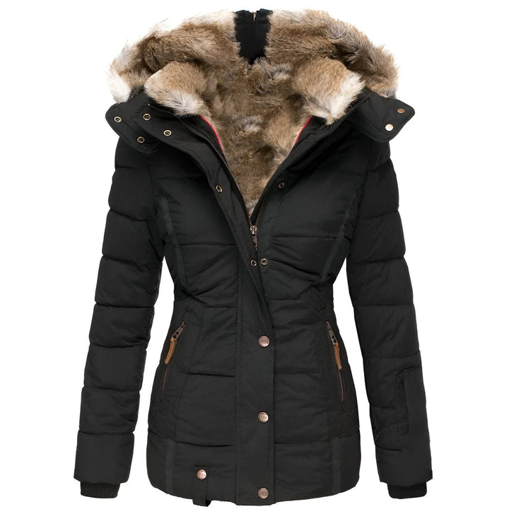 Drune | Pufferjacke mit Kapuze und Slim Fit Design