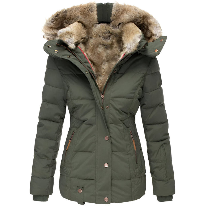 Drune | Pufferjacke mit Kapuze und Slim Fit Design