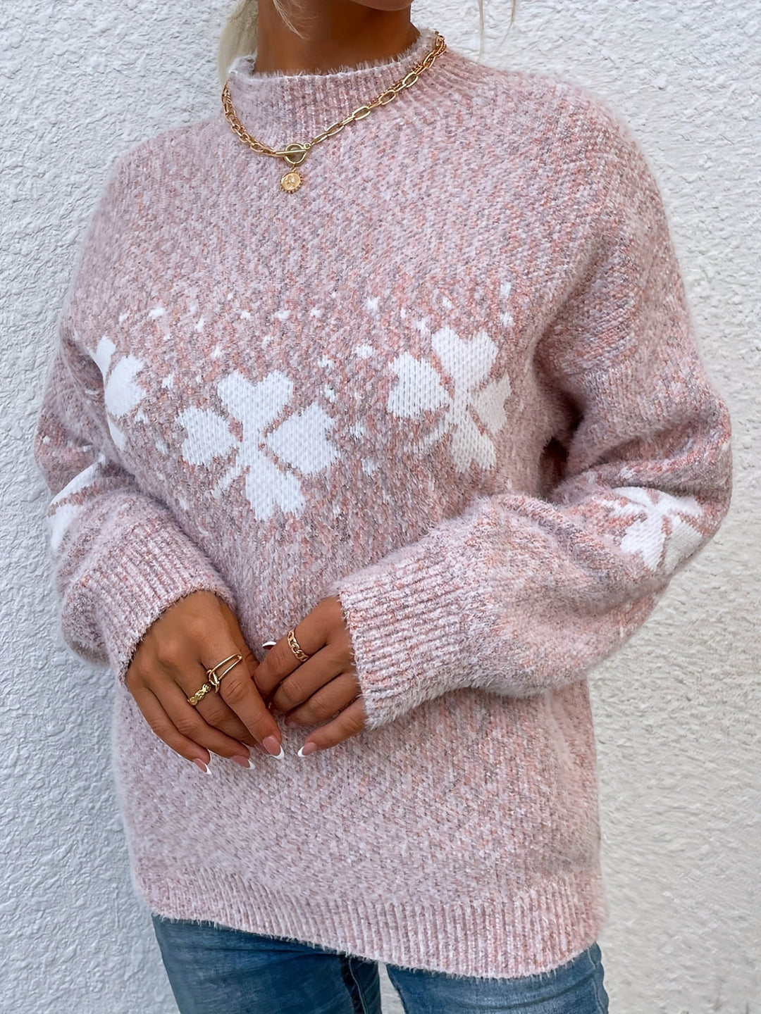 Drune | Vierblättriger Klee Pullover