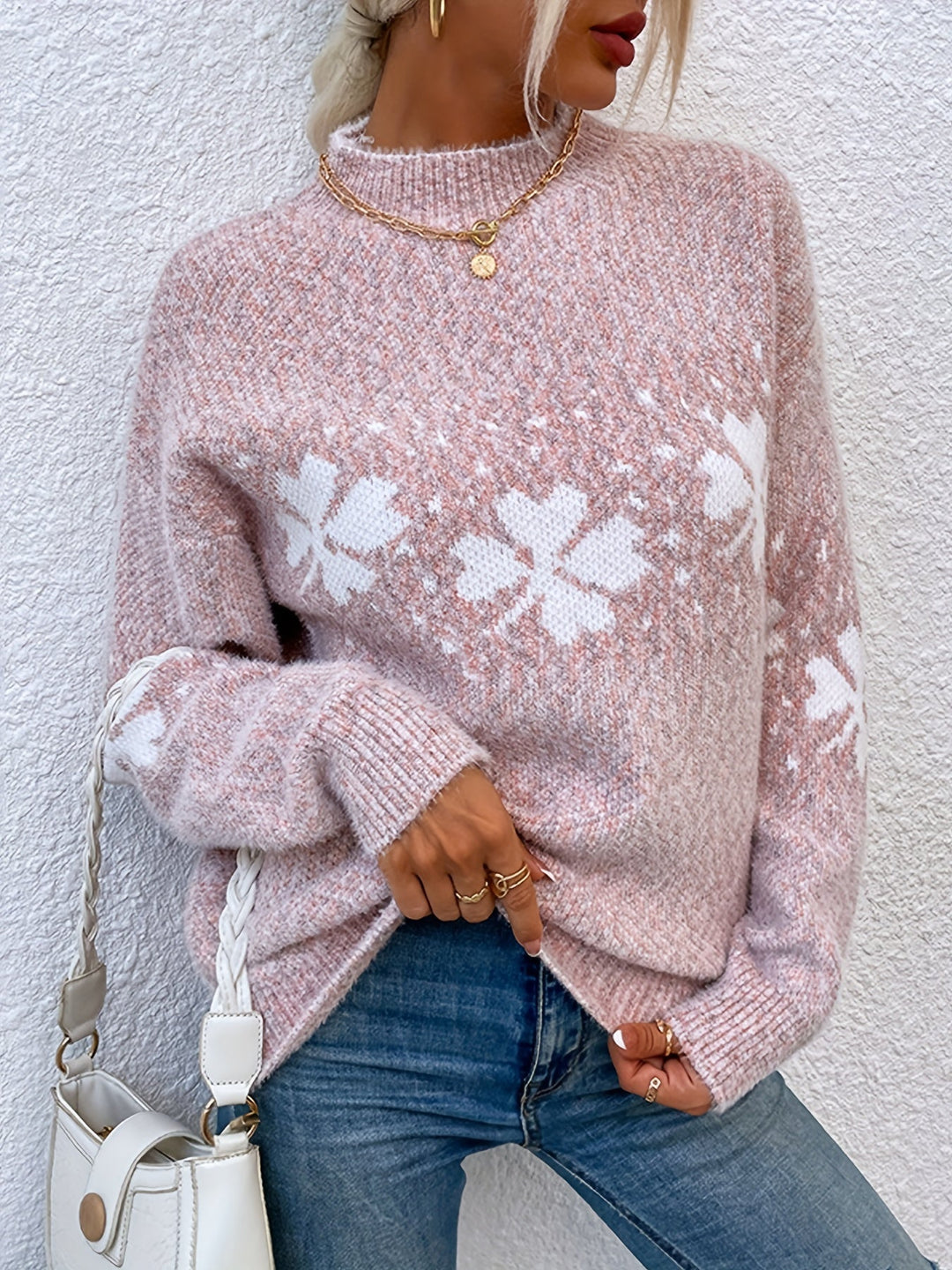 Drune | Vierblättriger Klee Pullover