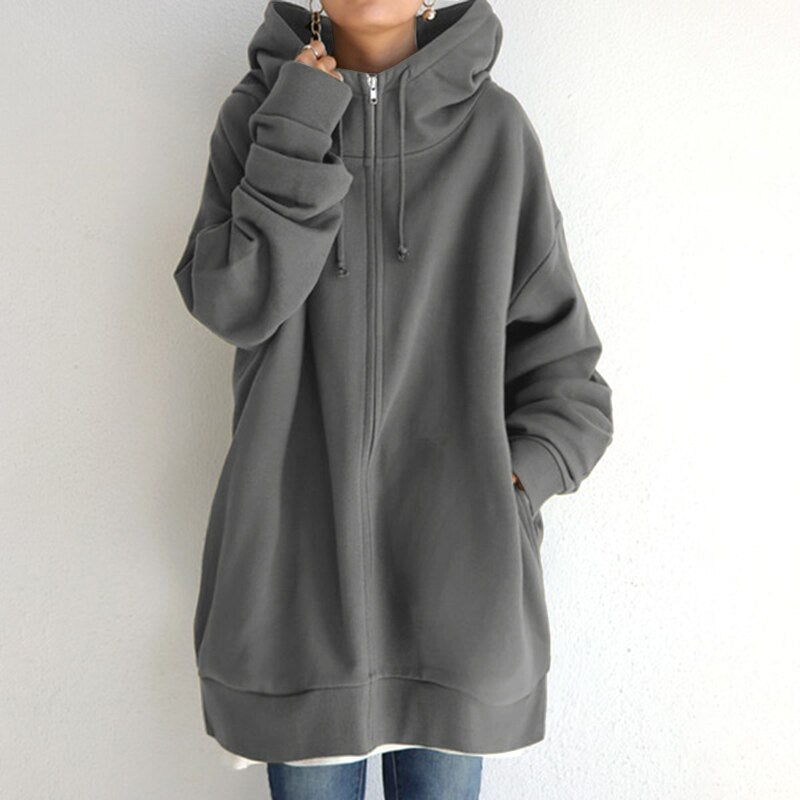 Drune | Winterpullover mit Kapuze In Oversize Größe