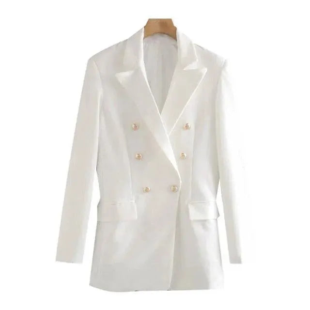 Drune | FRANS Vintage Blazer Damen - Formal-Business - Uni-Einfarbig