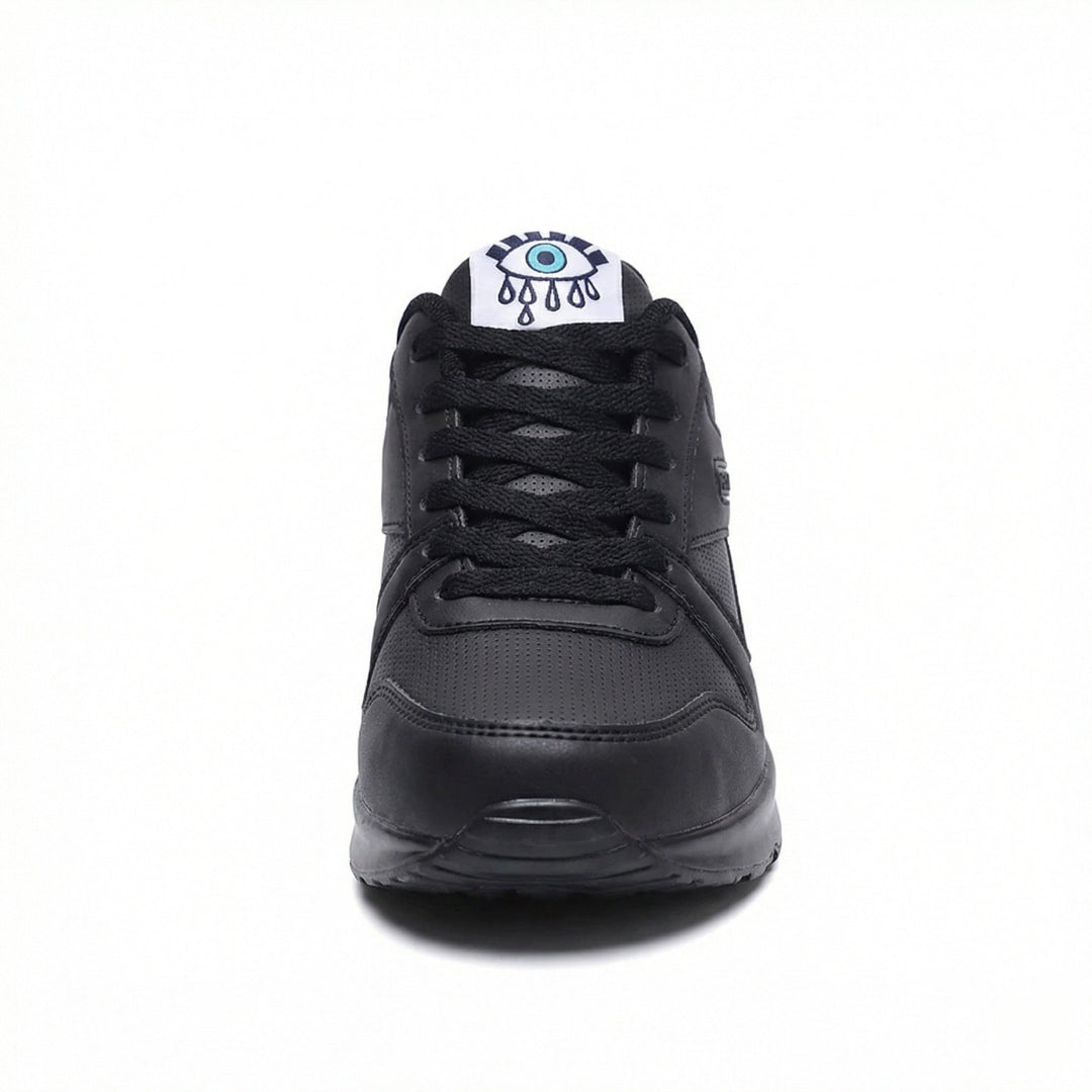 Drune | Pu Orthopädische Damen Sneaker mit Schwarzem Augenprint