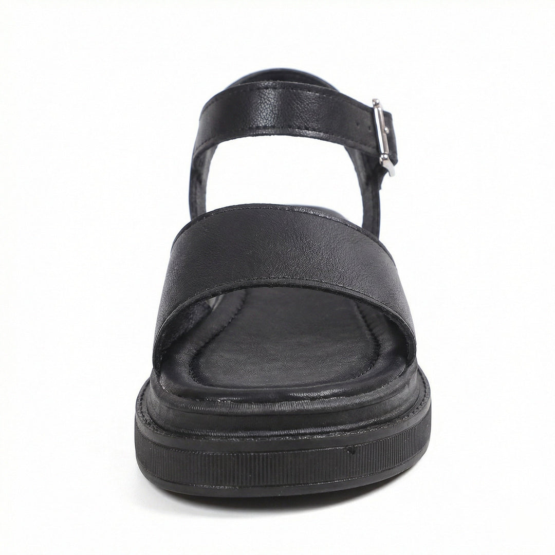 Damen Komfortable Sandalen mit verstellbarem Knöchelriemen Drune