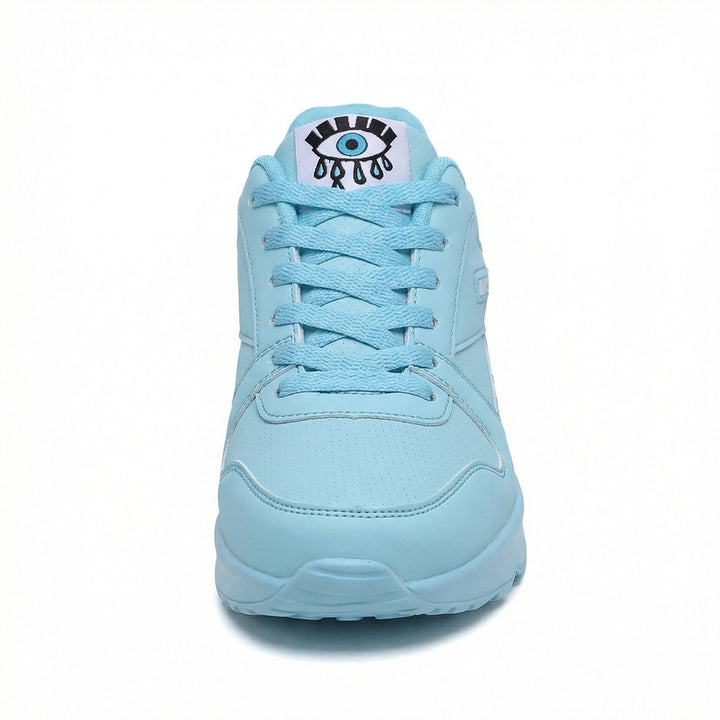 Drune | Pu Orthopädische Damen Sneaker mit Schwarzem Augenprint