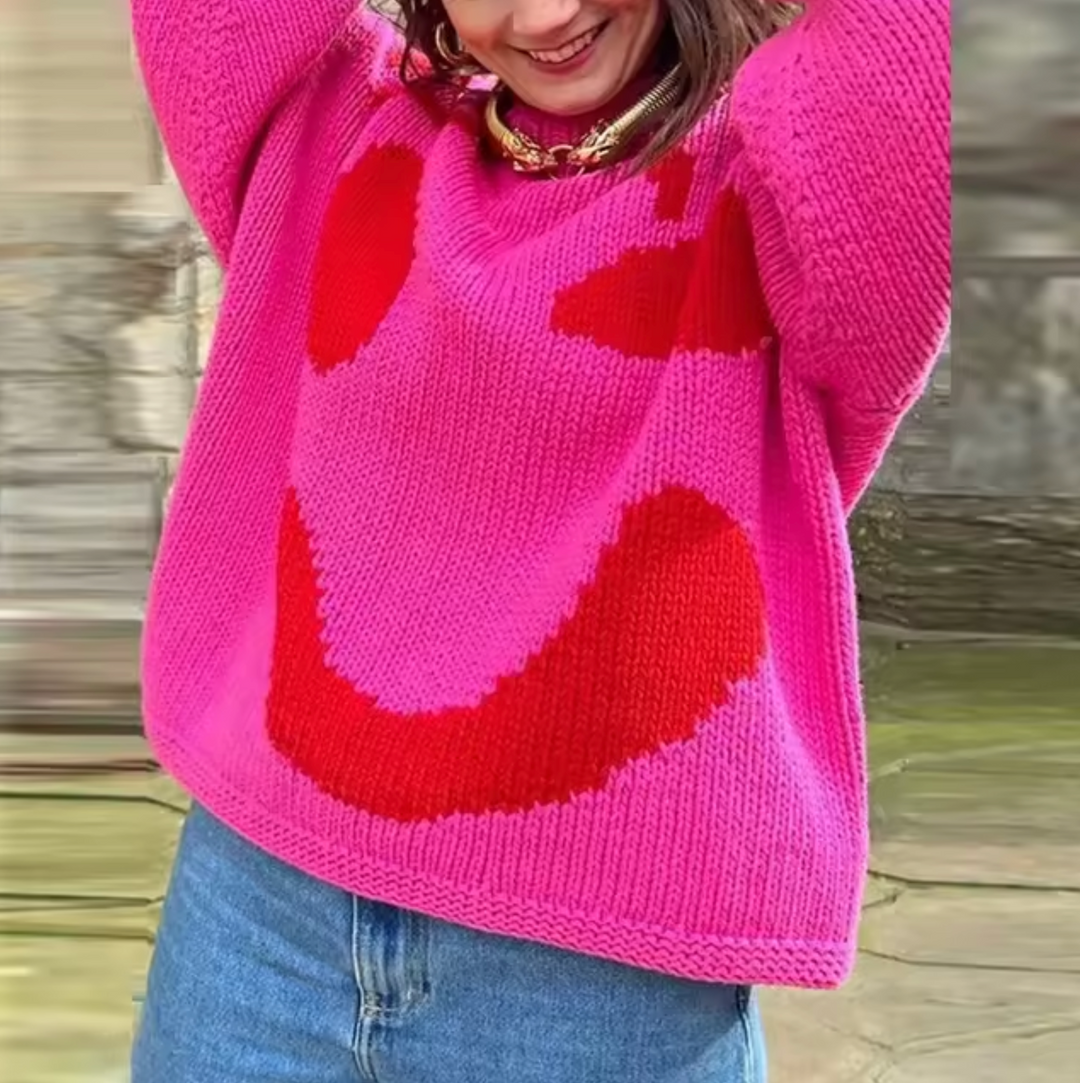 Drune | Strickpullover aus Baumwolle in Übergröße