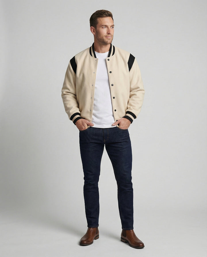 Herren stylische Sweatjacke im Sportlook Drune