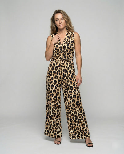 Damen Jumpsuit im trendigen Leo-Muster Drune