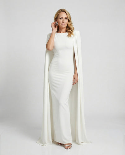 Damen Abendkleid elegant mit Cape