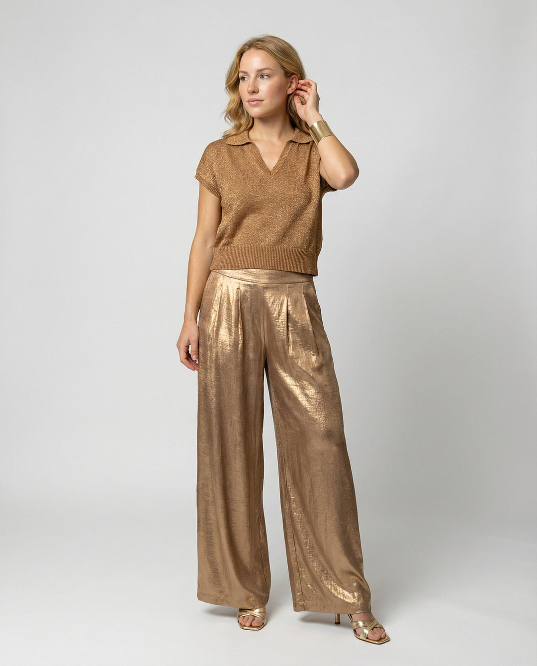 Damen Top- und Hosen-Set mit Bequemem Schnitt & Stylischem Design | Drune