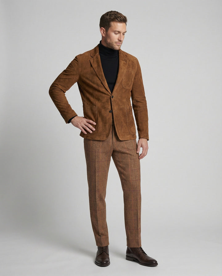 Herren Wildlederblazer
