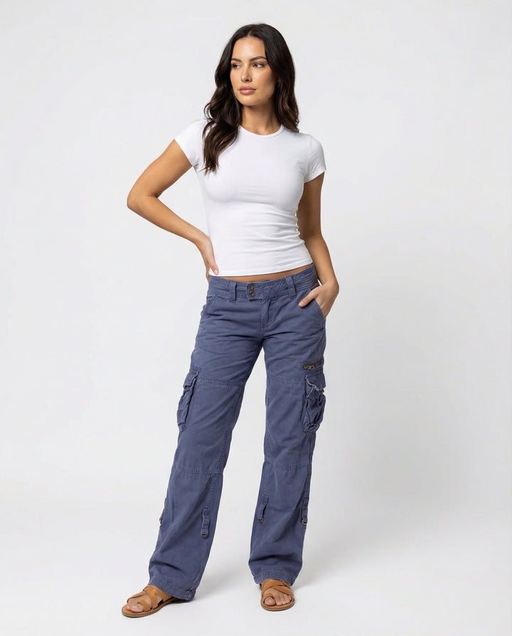Drune - Elegante Cargohose für Damen Moderner Schnitt