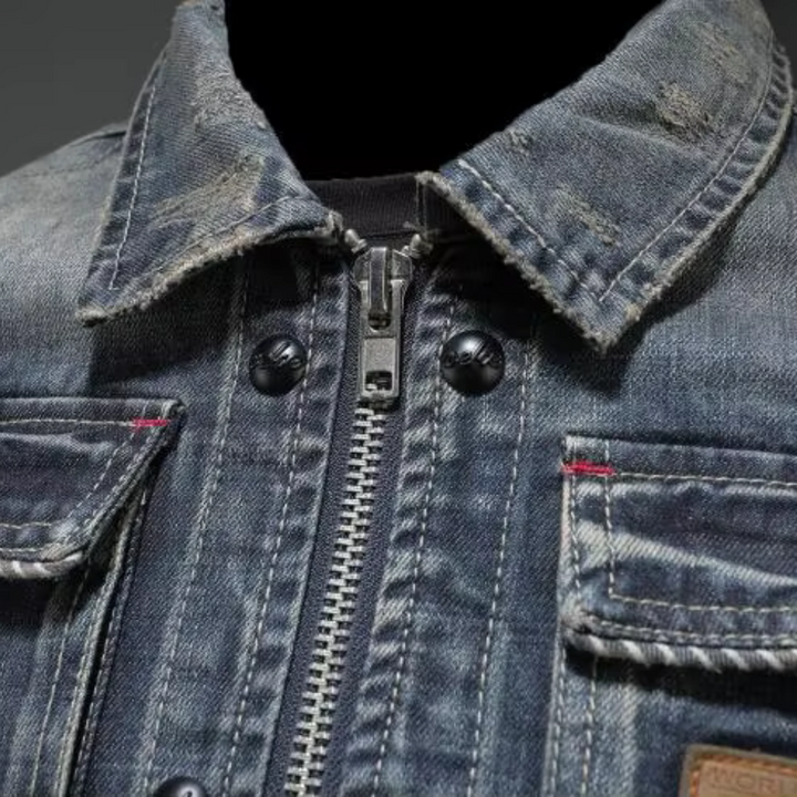 Drune | Denim Jeansjacke Für Männer Mit Modernem Schnitt