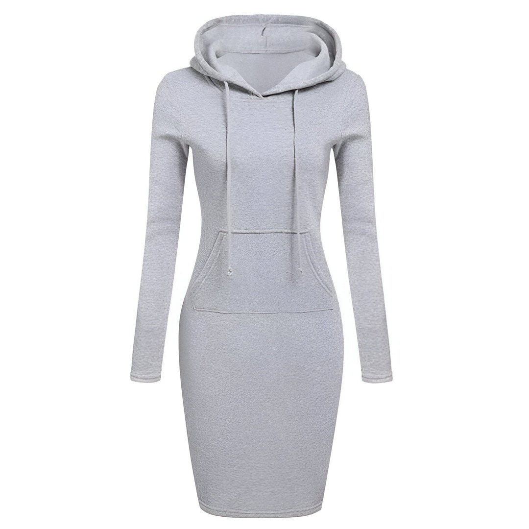 Drune | Gemütliches & Schickes Kapuzen-Sweatshirt-Kleid für den Herbst