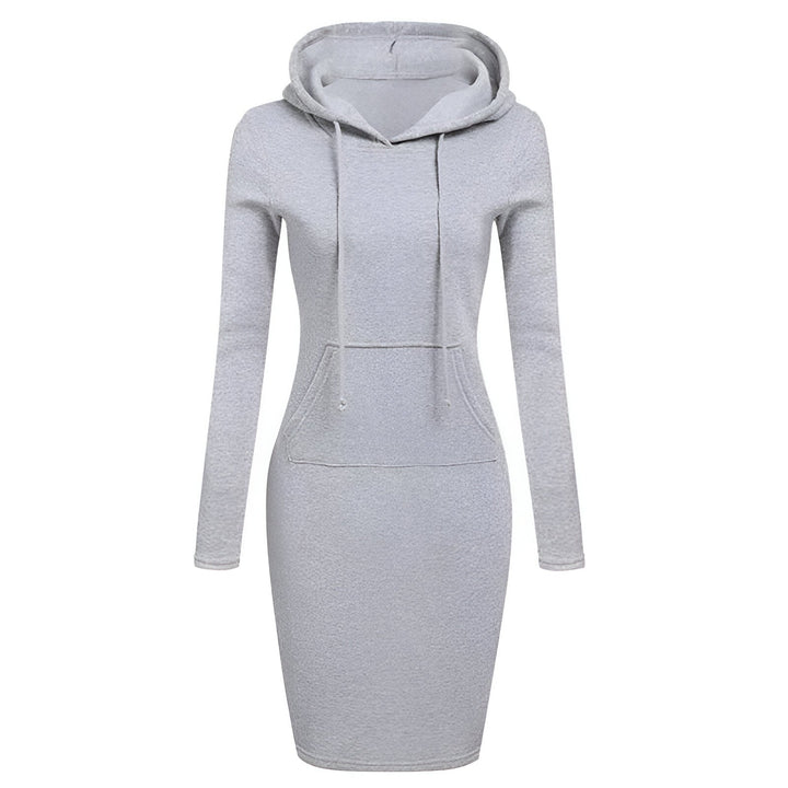 Drune | Gemütliches & Schickes Kapuzen-Sweatshirt-Kleid für den Herbst