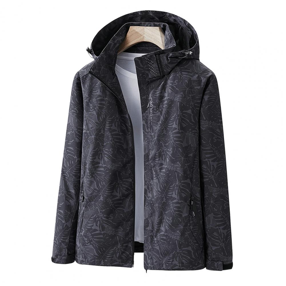 Drune | wasserdichte Outdoor-Jacke – Leicht mit Kapuze & Blumenmuster