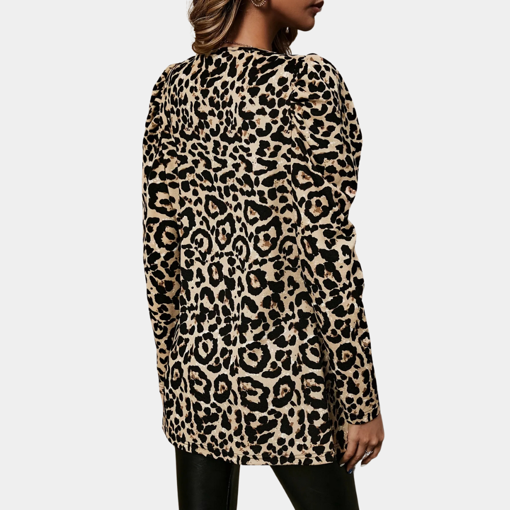 Drune | Leopardenmuster Blazer Modern und Trendy Statement Look