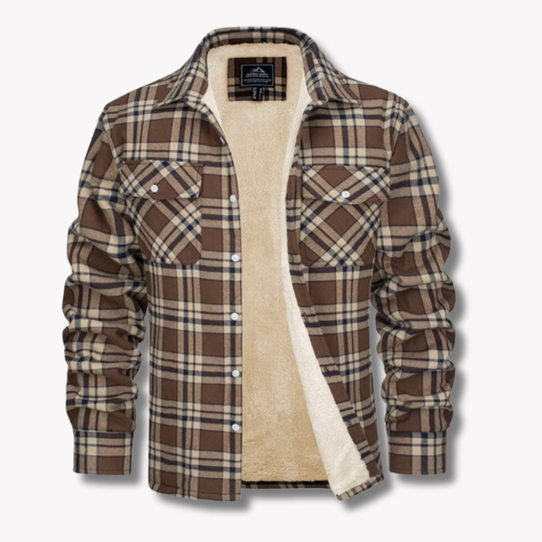 Drune | Garth Fleece Karohemd Jacke