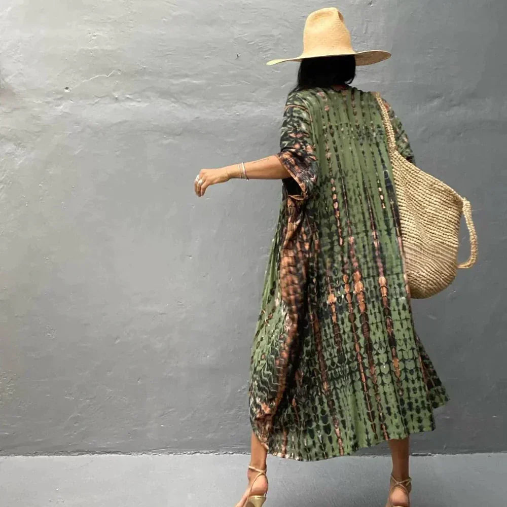 Drune | Stilvolles Kimonokleid Im Boho-Stil