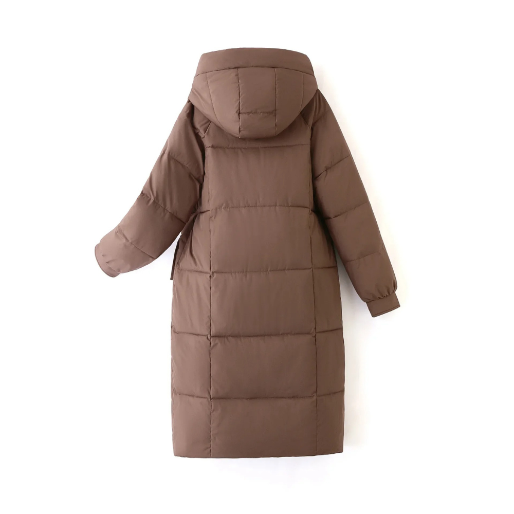 Drune | wattierte Jacke - Winterjacke mit Kapuze und Taschen